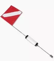 2 Piece Cylinder Dive Float & Flag w/Stiffener
