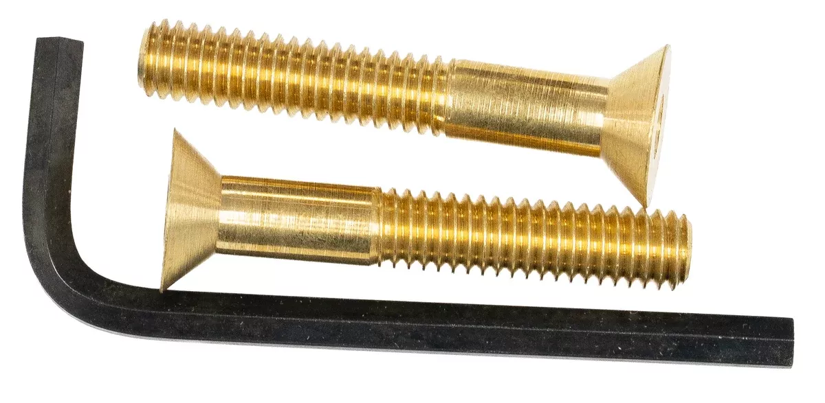 #352 Brass Limb Bolts & Hex Key