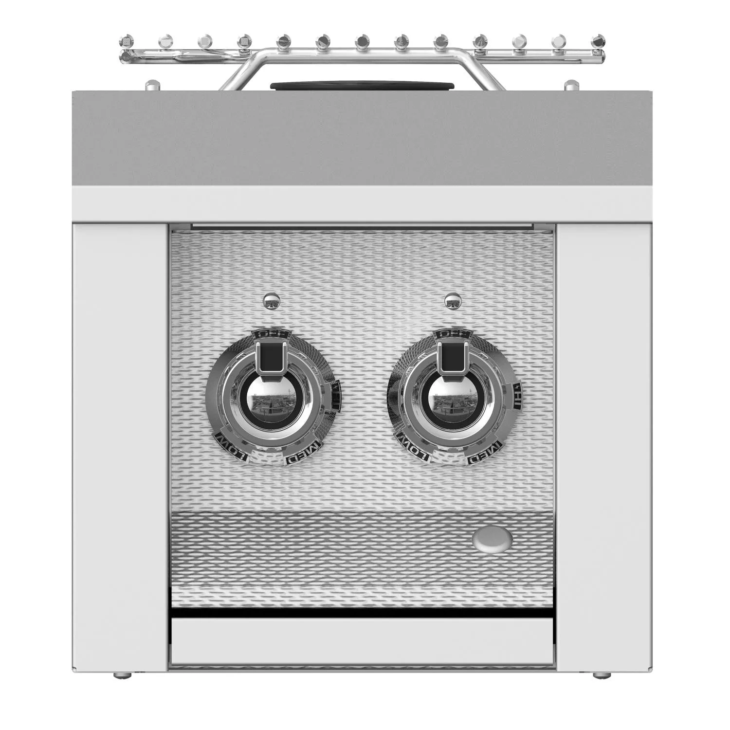 Aspire By Hestan Built-In Natural Gas Double Side Burner - Steeletto - AEB122-NG