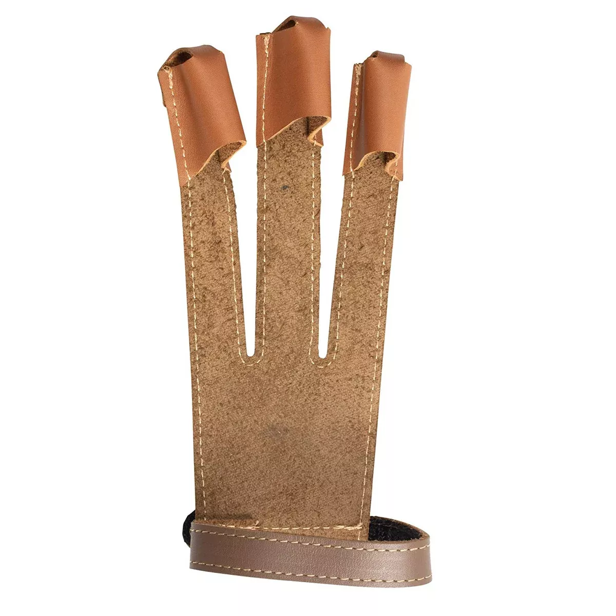 Bear Archery Fred Bear Master Glove Brown Leather - Medium/Large/X-Large