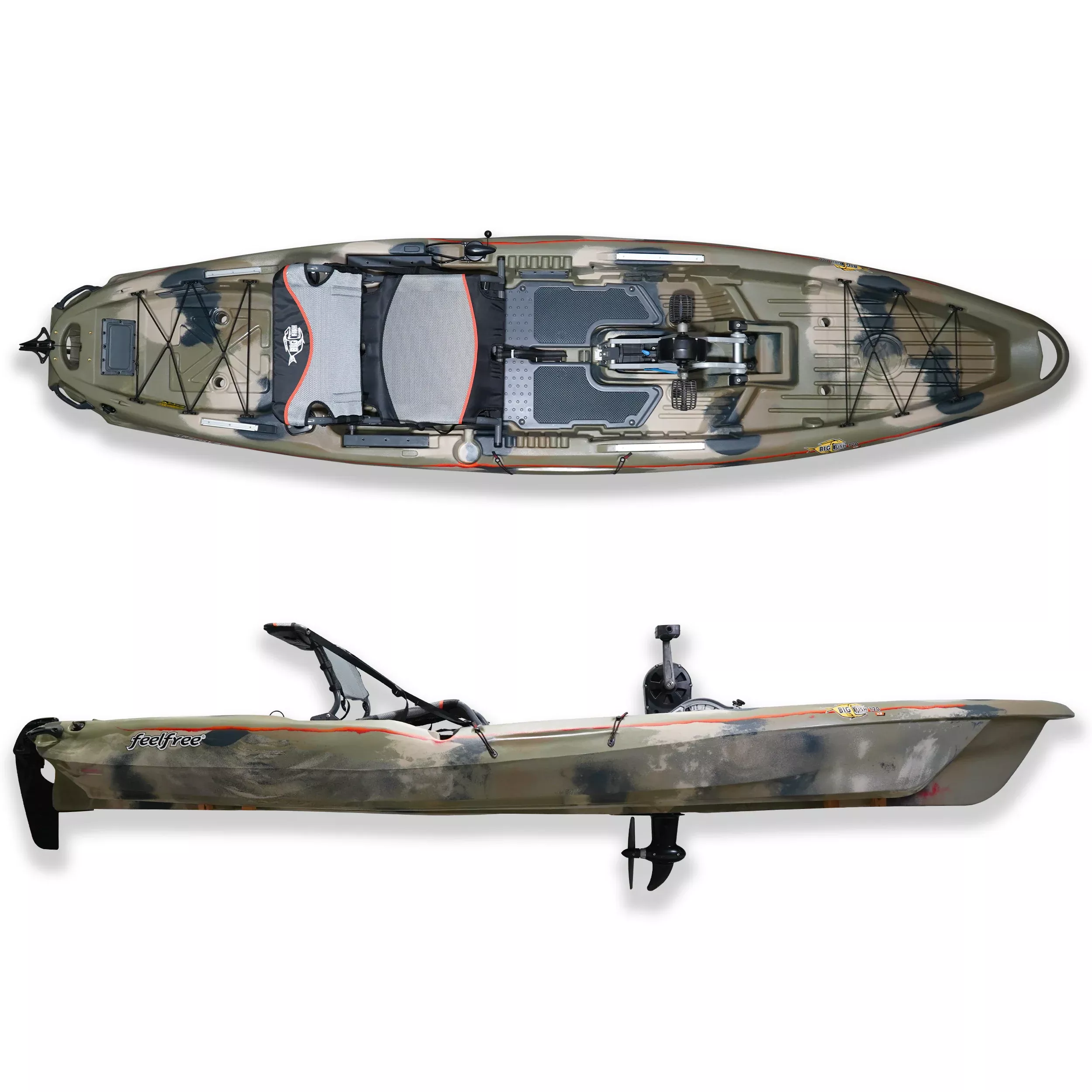 Big Fish 120 V3 Pedal Kayak