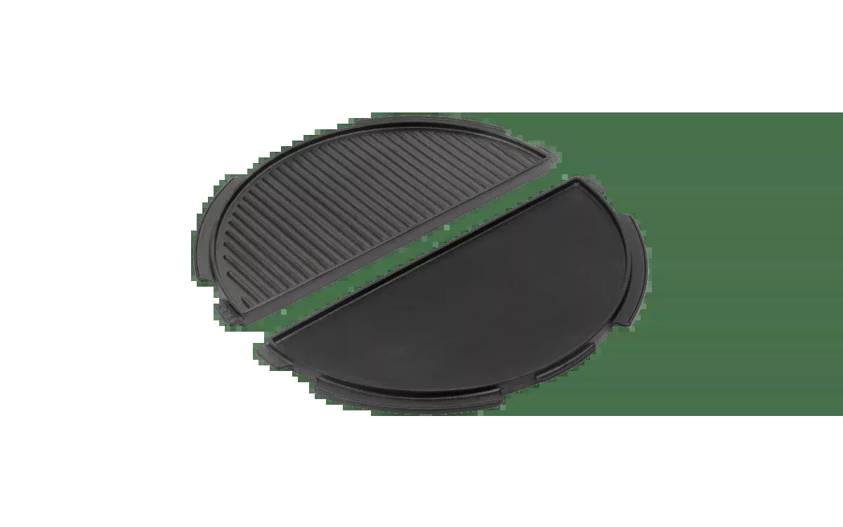 Big Green Egg Half-Moon Reversible Cast Iron Plancha Griddle