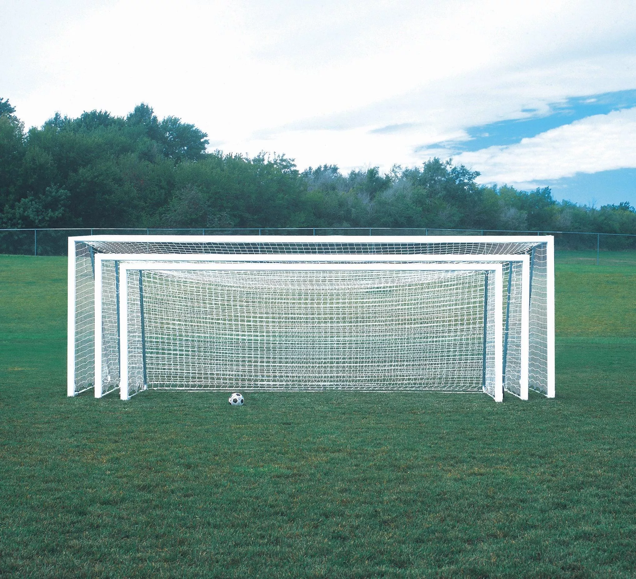 Bison 4" Round Shootout Value Soccer Goal Packages
