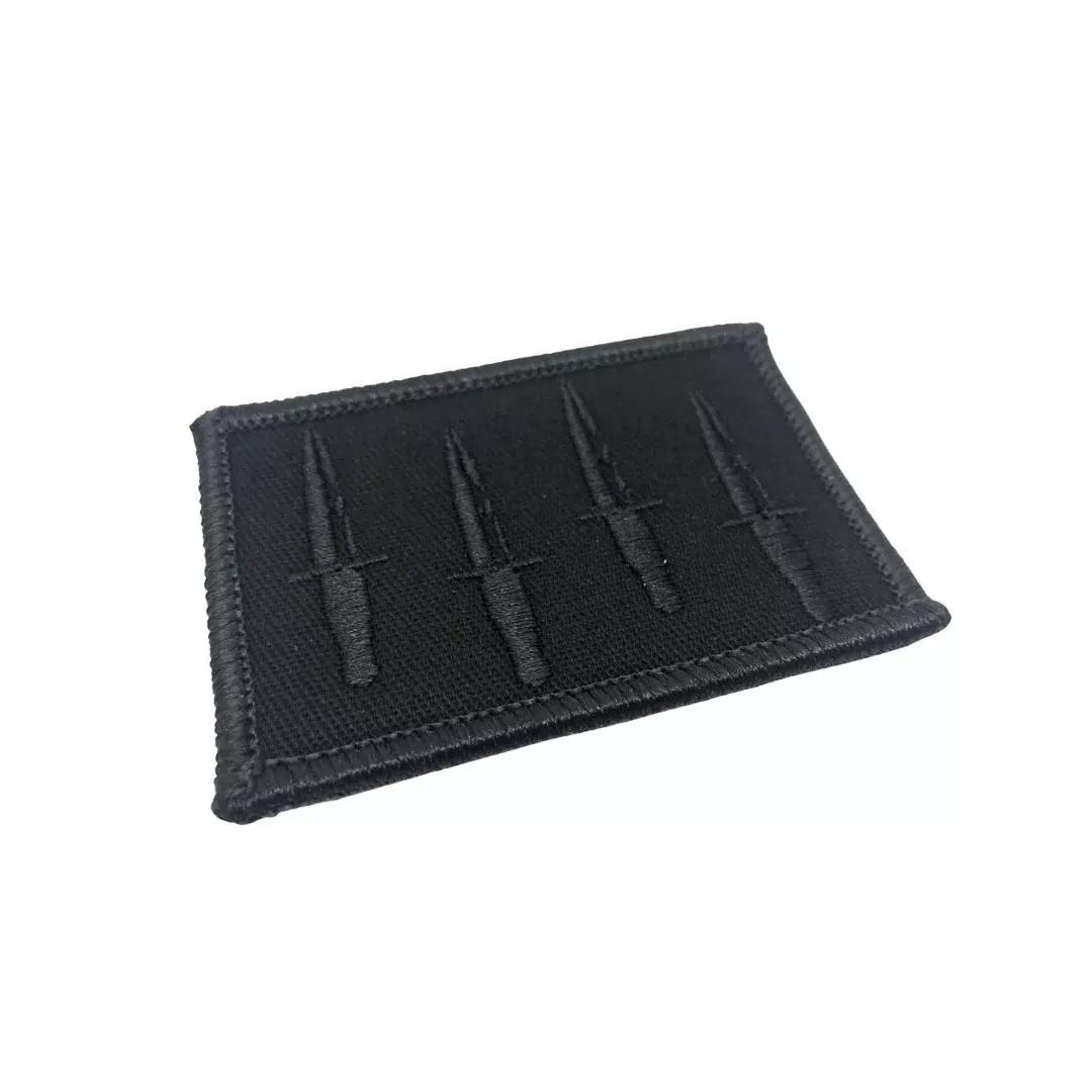 Black Triangle Embroidered Homage Patch