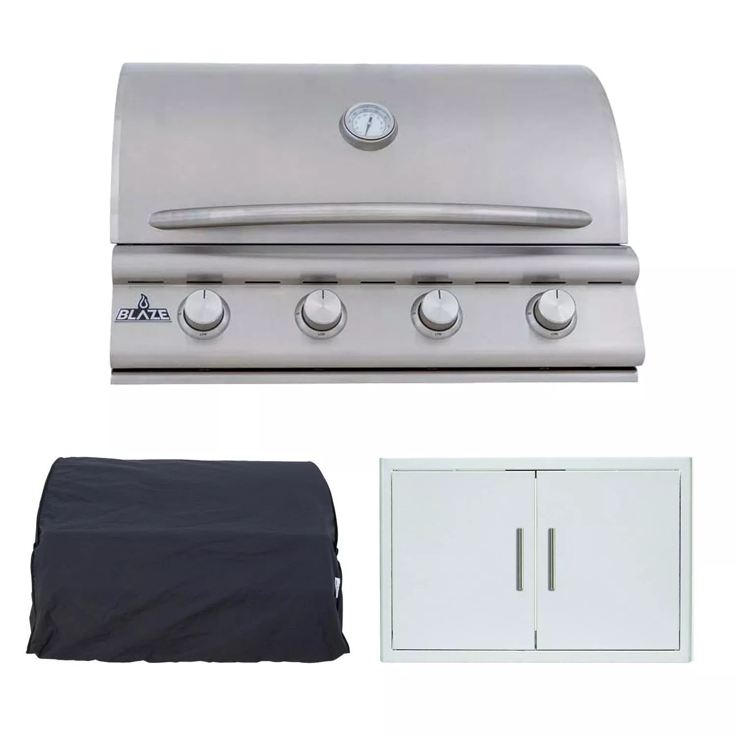 Blaze BCM 3 Pc 32-in Propane Outdoor Kitchen Package