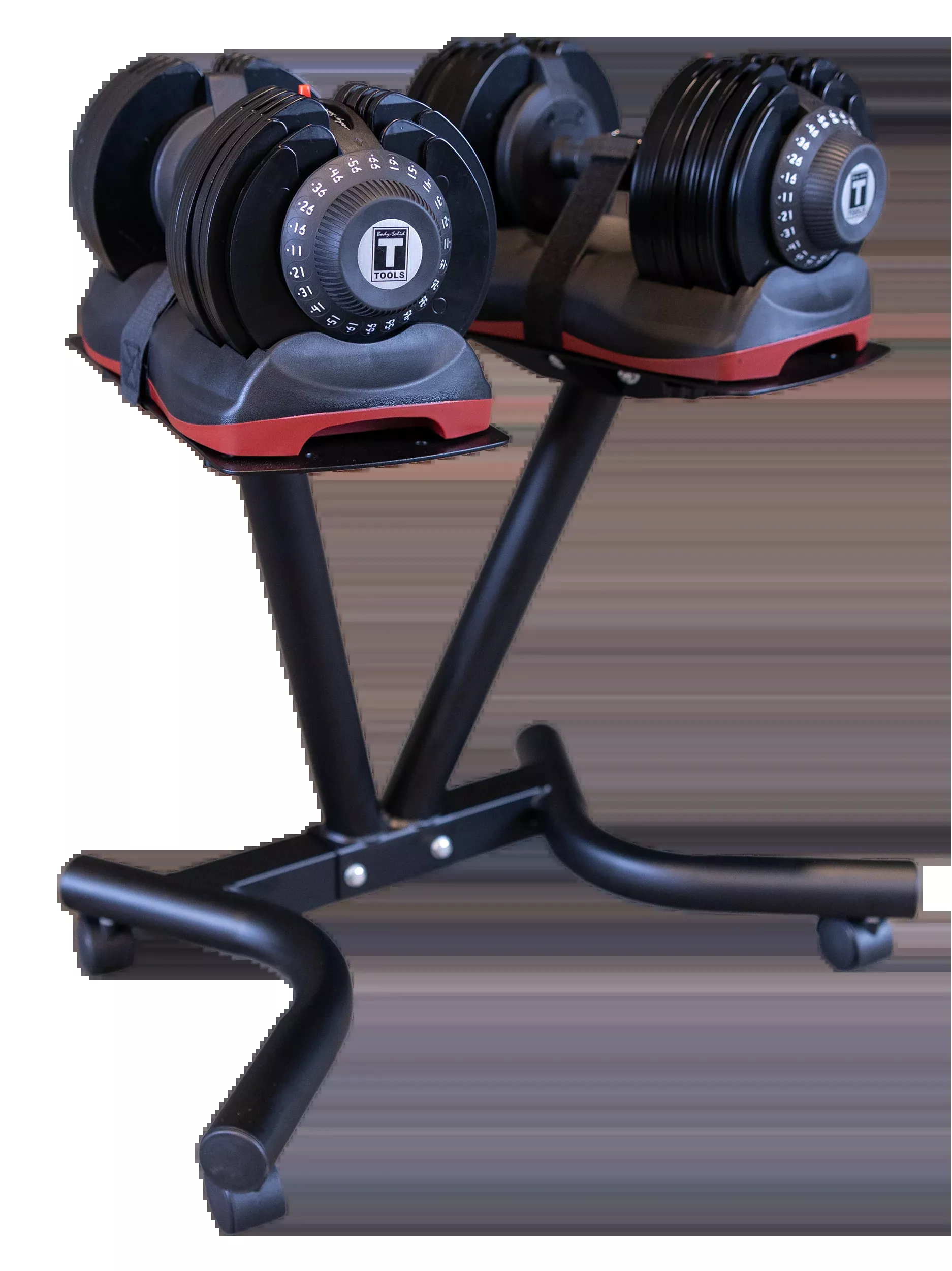 Body-Solid SDBX132ST Adjustable Dumbbell Pair with Stand