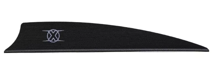 Bohning X Vane 3.5" Shield Black 36 pk