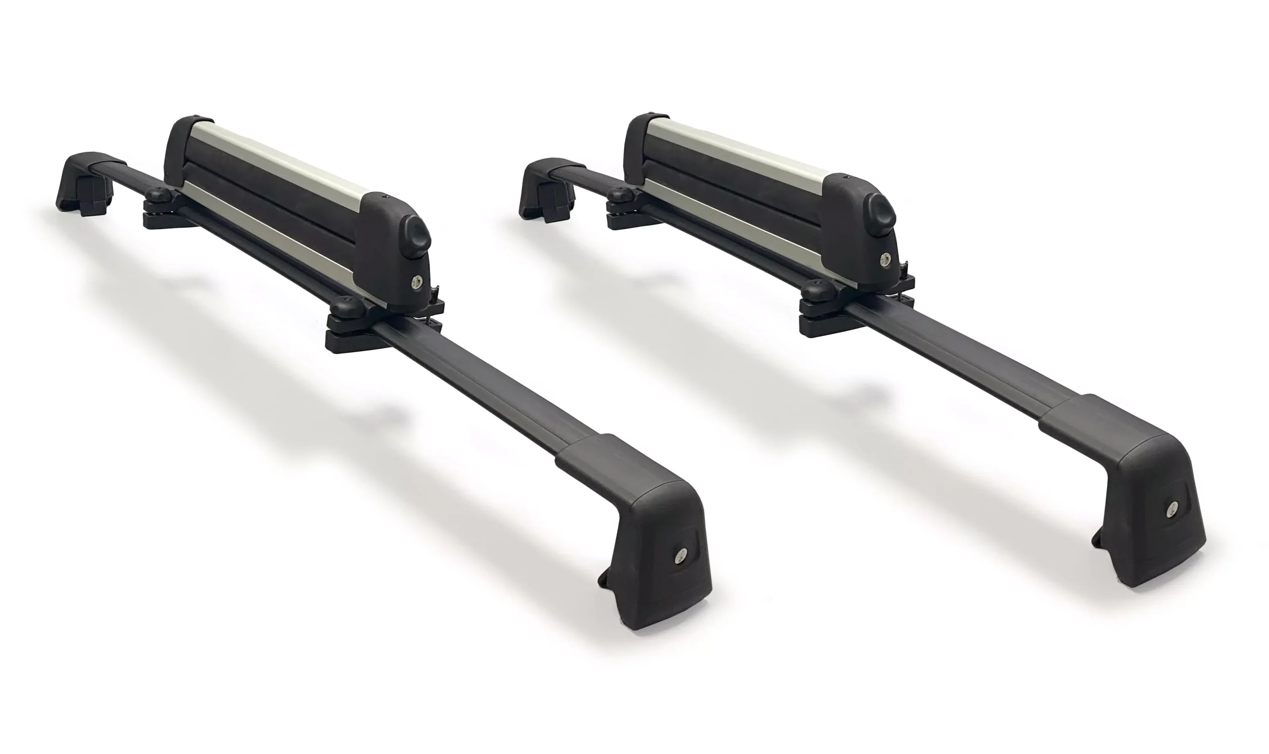 BRIGHTLINES Anti Theft Crossbars Roof Racks & Ski Rack Combo Compatible with 2016-2025 Mercedes Benz GLC 300 (Up to 6 pairs Skis or 4 Snowboards) (Panoramic Sunroof Compatible)