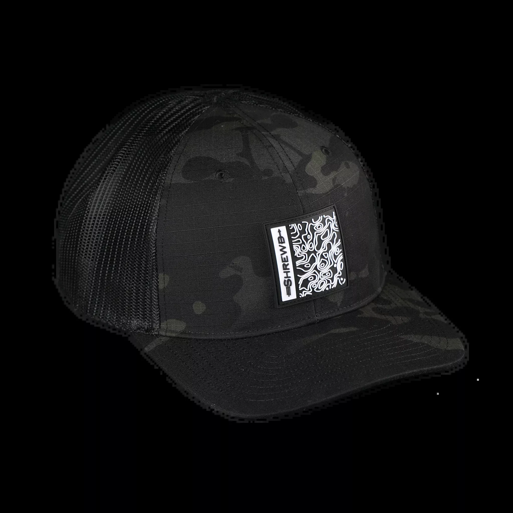 Contour Hat - Black Multicam