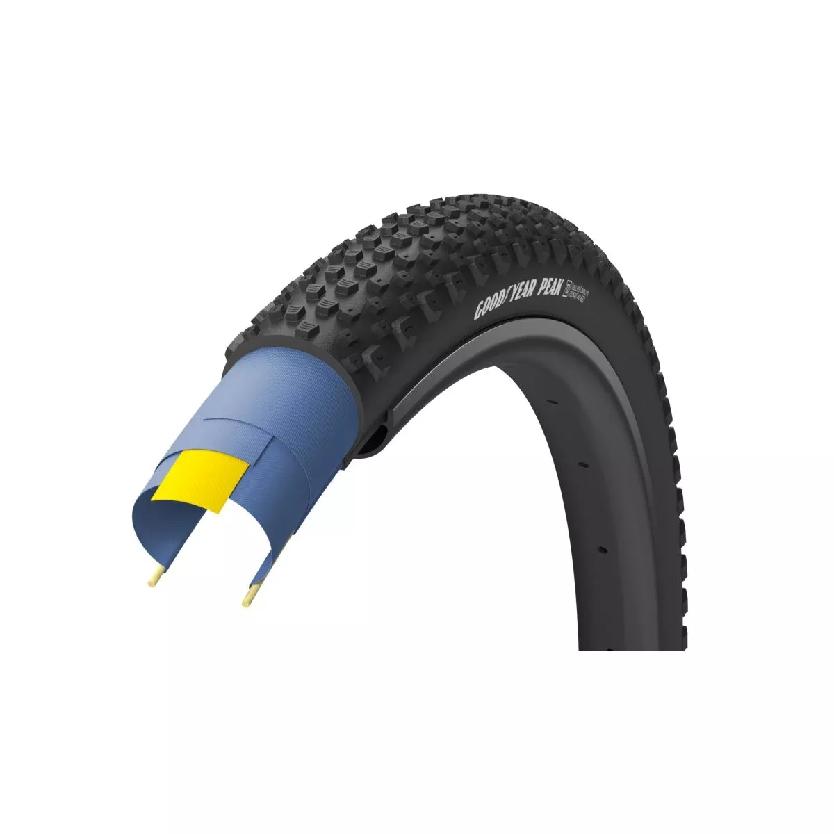 COUNTRY PEAK TUBELESS COMPLETE 700X45 BLK