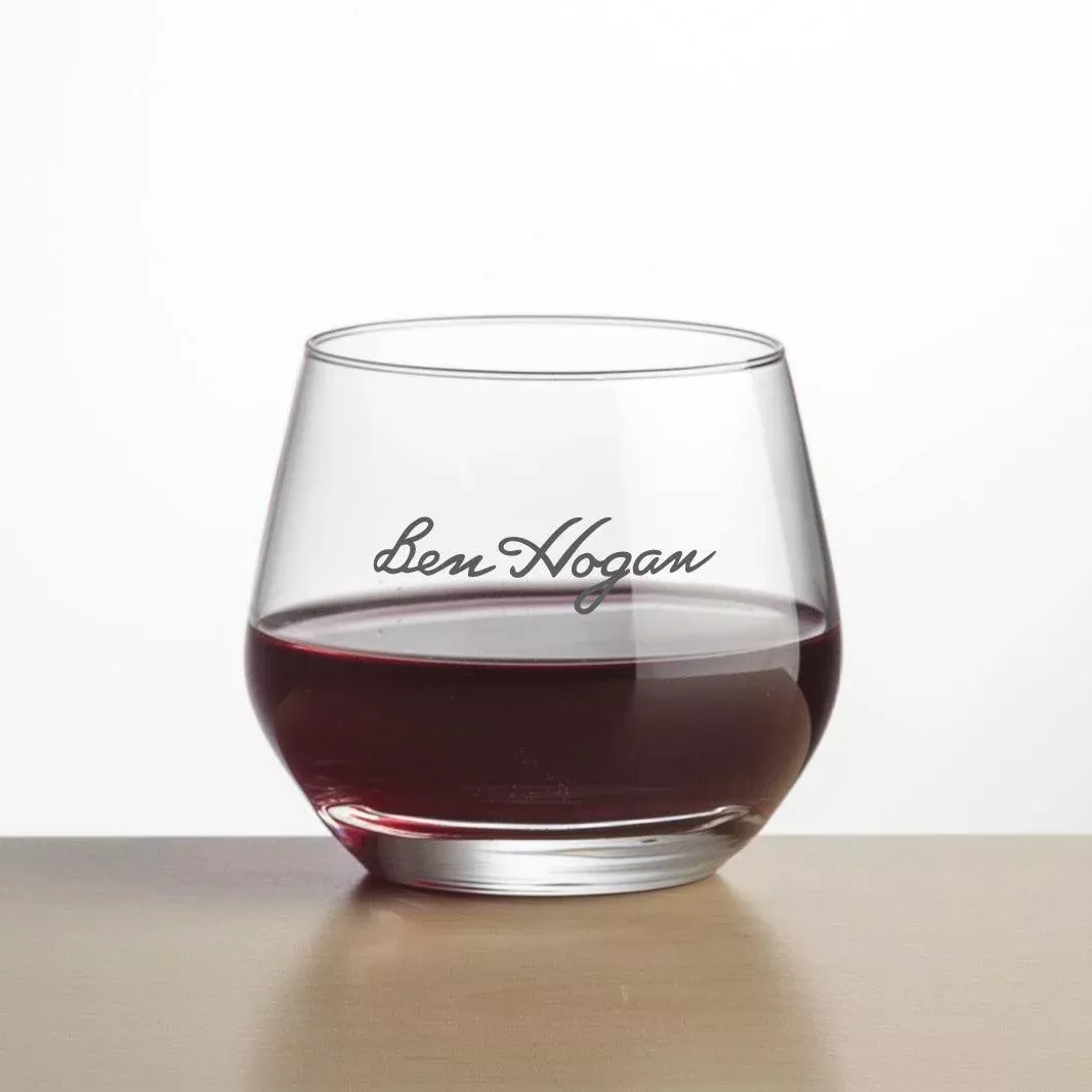 Custom Logo Bexley Stemless Wine - Imprinted