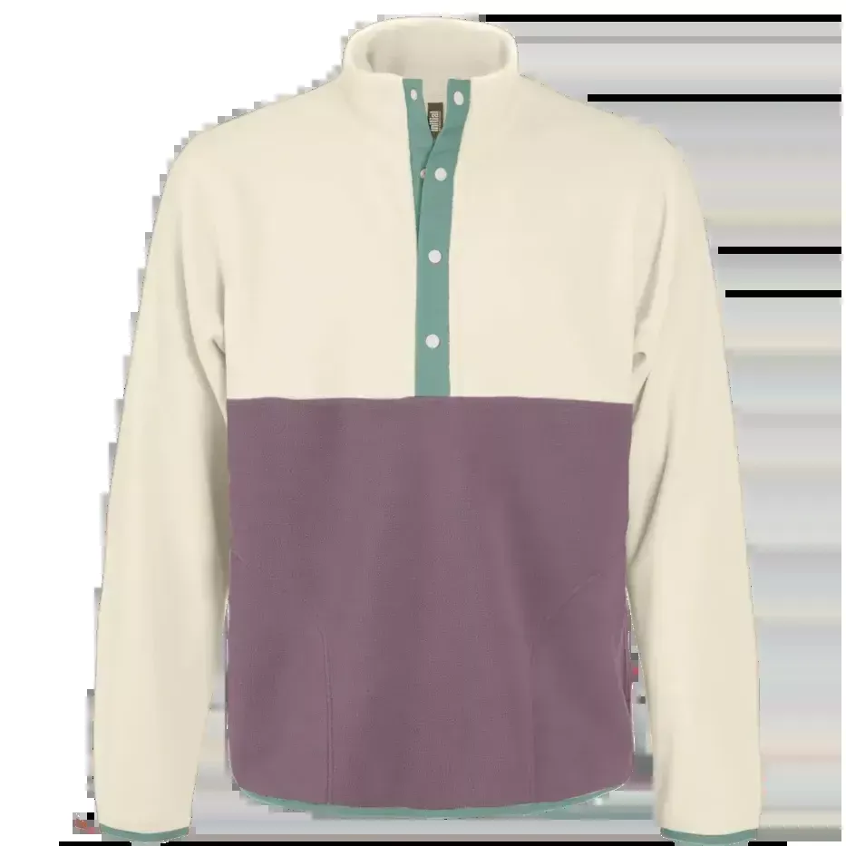 Custom Logo Initial ¼ Button-down sweater