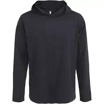 Custom Logo Initial Hooded Long Sleeve T-shirt