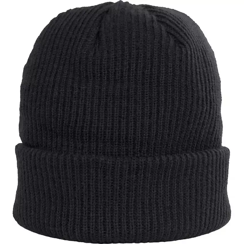 Custom Logo Initial Ribbed Beanie