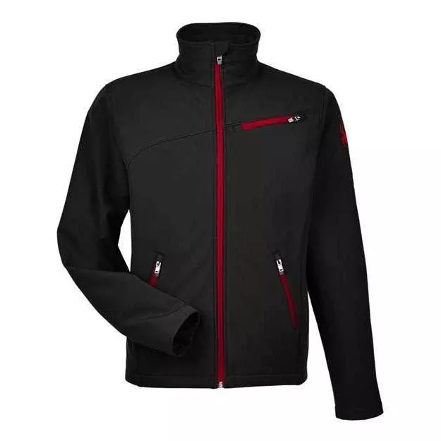 Custom Logo Spyder Men' Transport Soft Shell Jacket