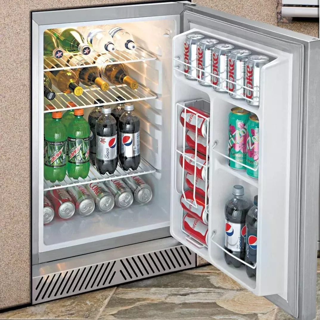 Delta Heat 20-Inch 4.1 Cu. Ft. Outdoor Rated Compact Refrigerator With Lock DHOR20