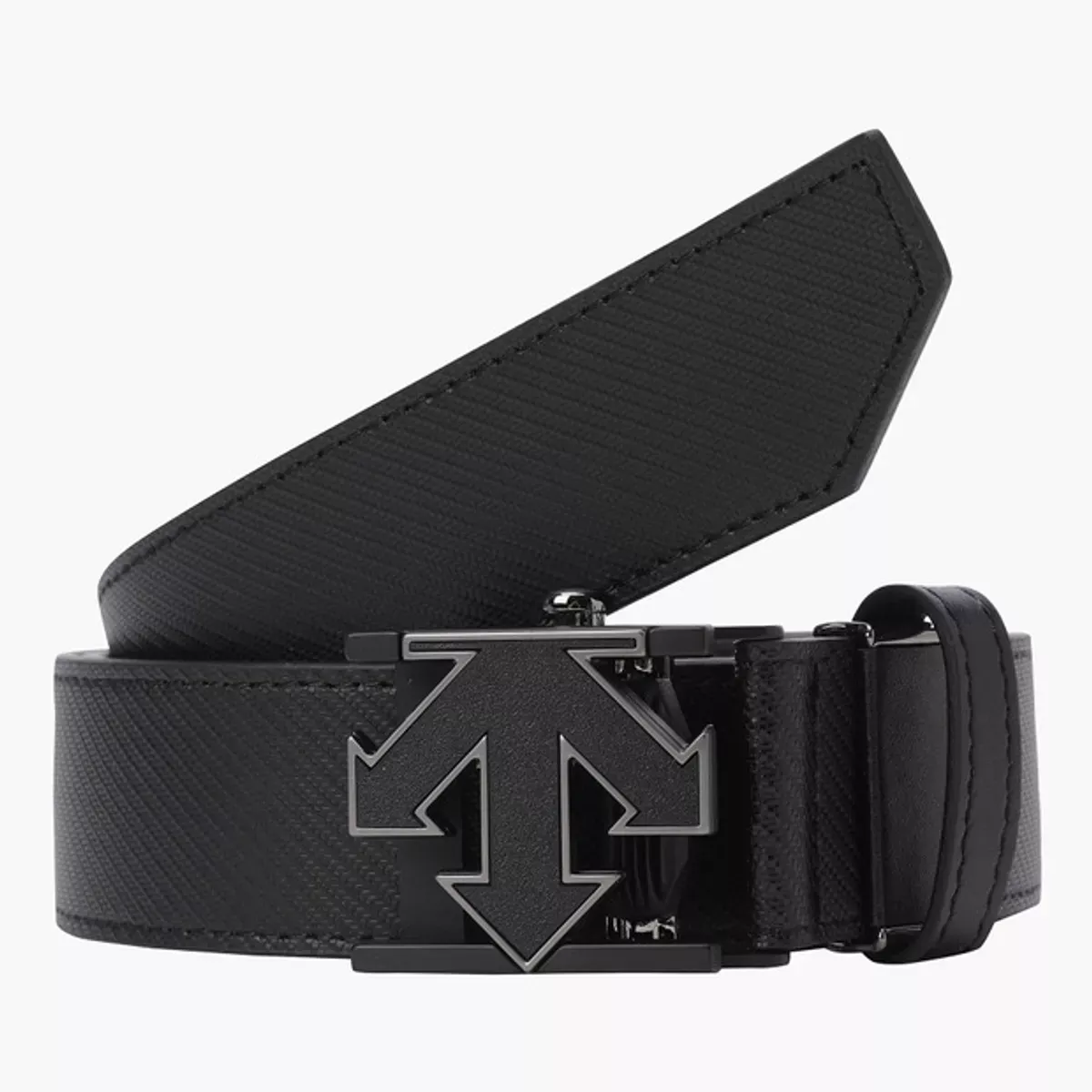 DESCENTE GOLF Men's Lightweight Logo Semi-Automatic Belt