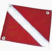 Dive Flag with Stiffener "20x24"