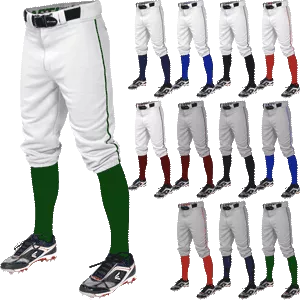 Easton Pro + Knicker Piped Mens Baseball Pants