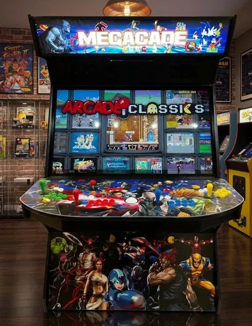 Extreme Home Arcades Pre-Built MegaCade - 4-Player 50" 4K Arcade Machine
