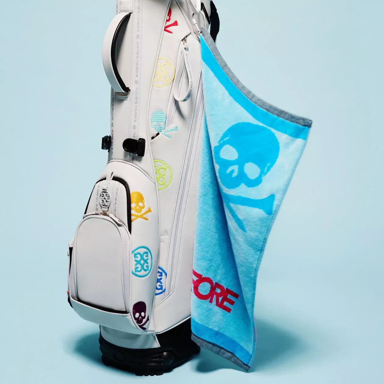 G/FORE LTD Release Skull & Tees Golf Towel