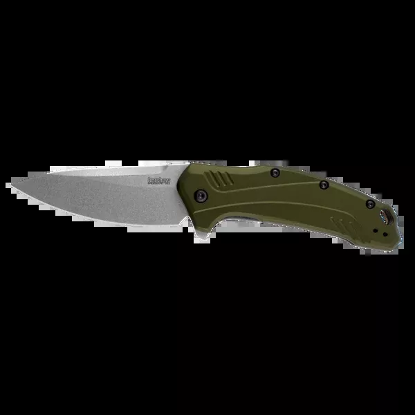 Kershaw Link Olive Stonewashed
