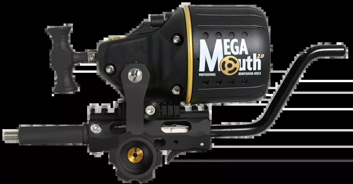 Mega Mouth Bowfishing Reel 2.0Pic Mount