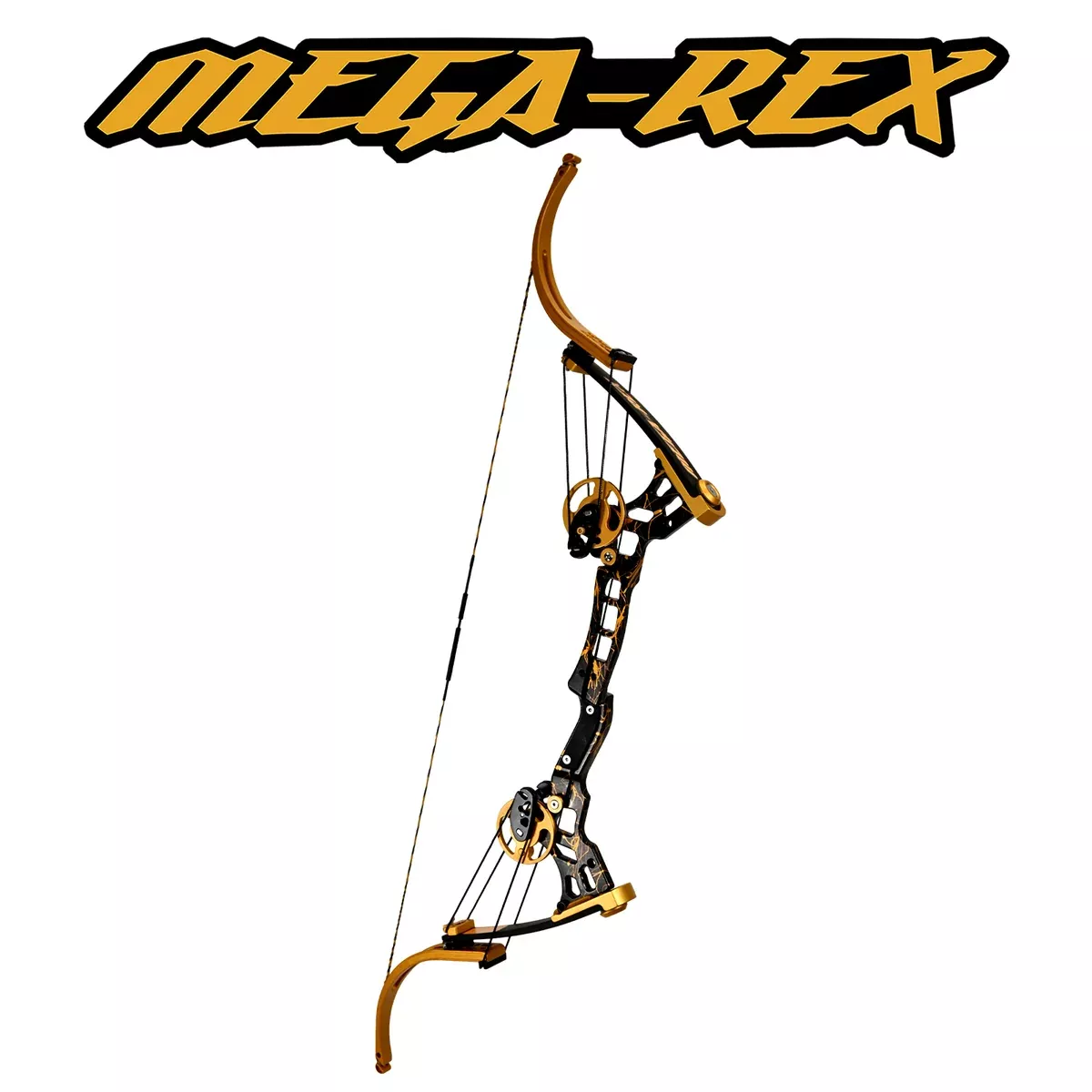 Mega-Rex Bowfishing Bow – Apex Gold Color RH