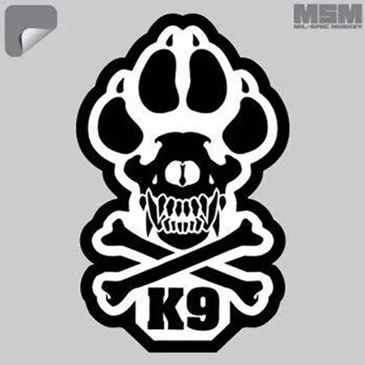 Mil-Spec Monkey K9 Decal Sticker