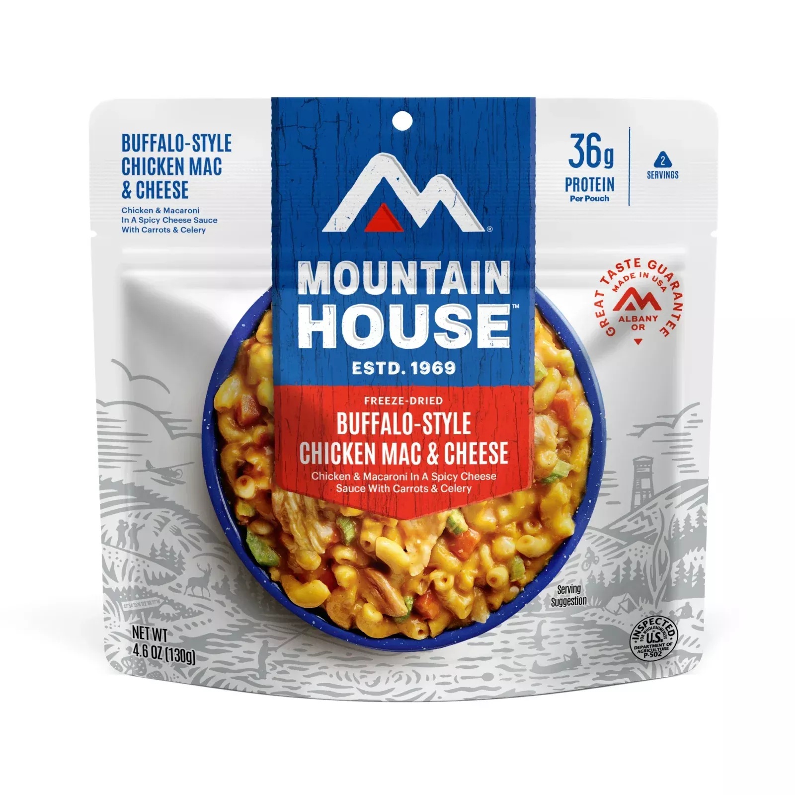 Mountain House Buffalo Style Chicken Mac & Cheese Pouch