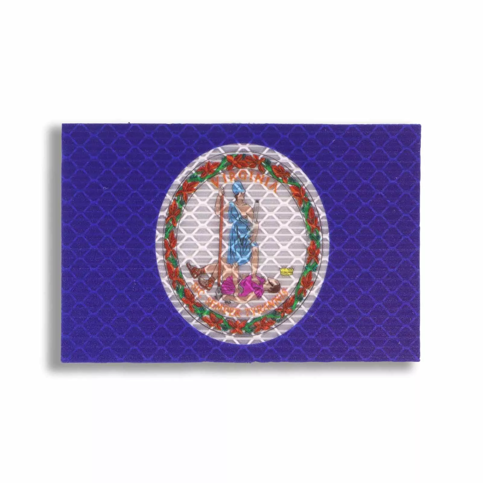 Offbase Virginia VA State Reflective Flag Patch