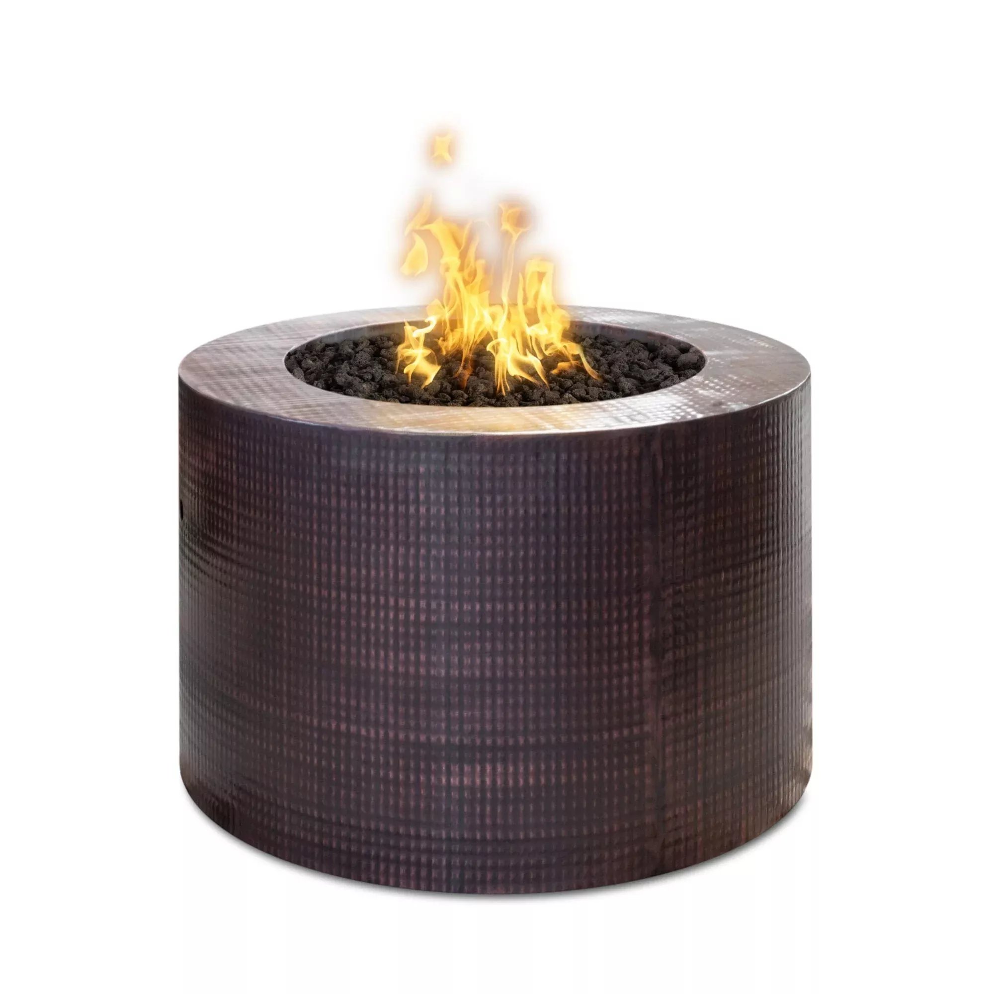 The Outdoor Plus 30-Inch Beverly Gas Fire Pit Low Voltage Electronic Ignition OPT-30RRE12V