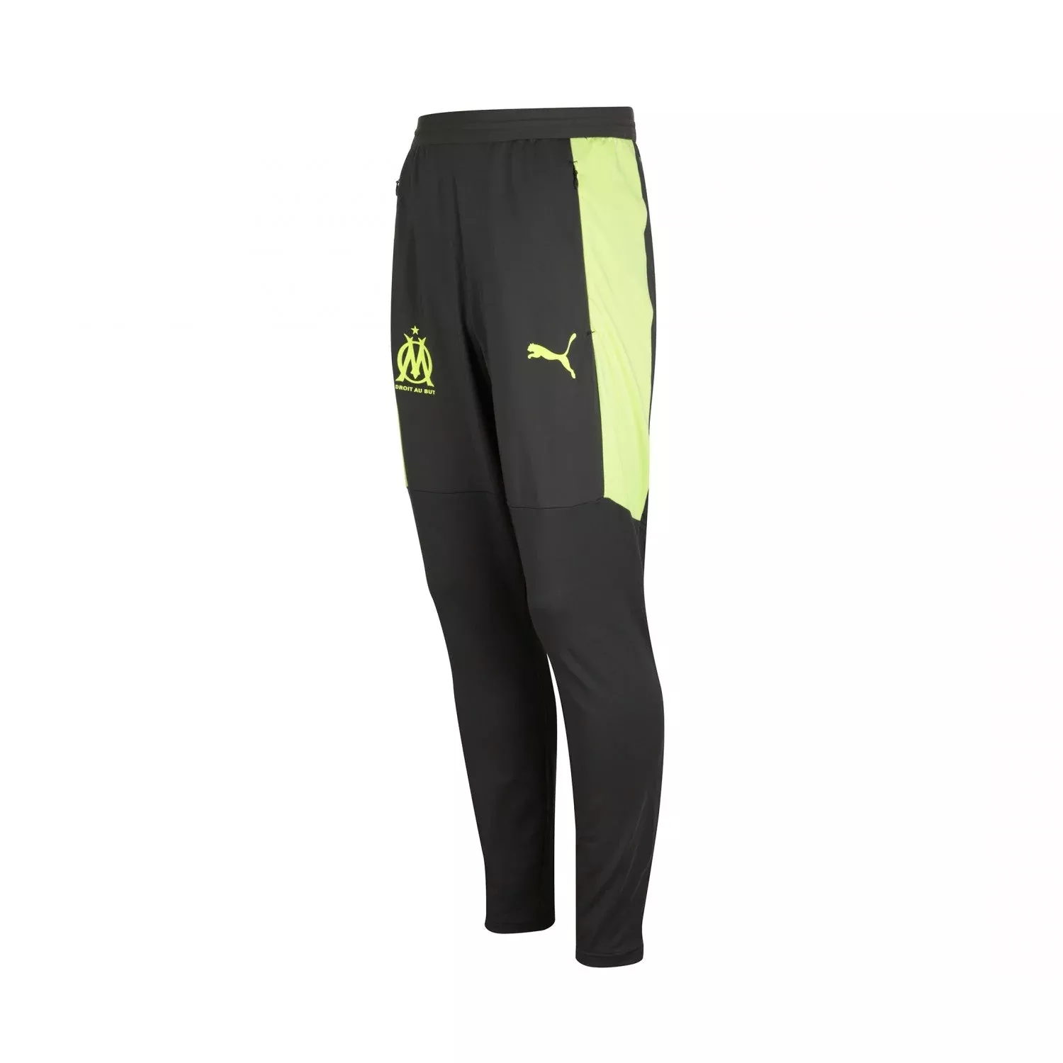 Pantalon d'entrainement OM - Noir/Jaune