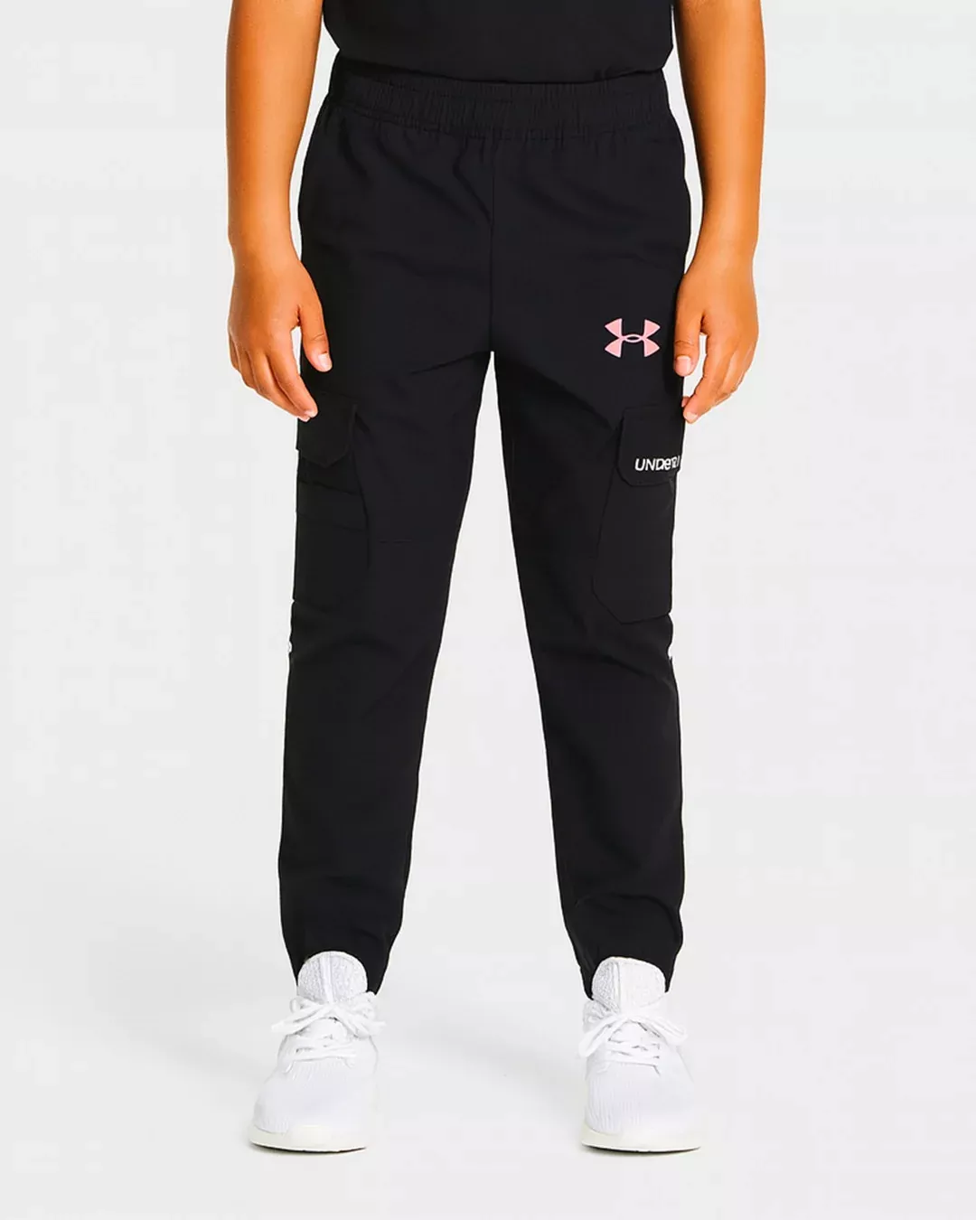 Pantalon Under Armour Running Tech Utility Junior - Noir/Rose