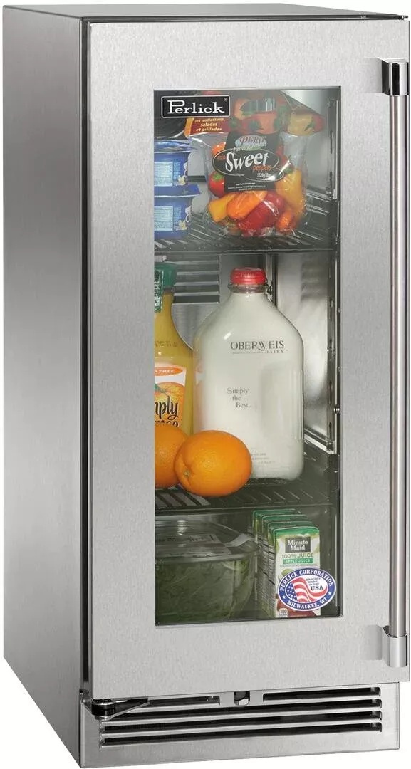 Perlick 15 inch Signature Series 2.8 cu ft Refrigerator HP15RM-4-3