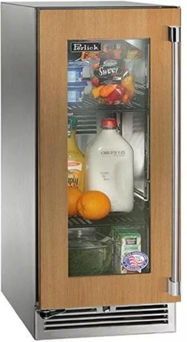 Perlick 15 inch Signature Series 2.8 cu ft Refrigerator HP15RM-4-4