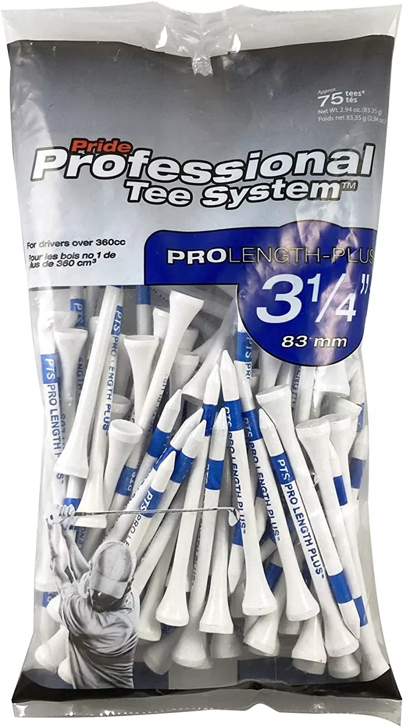 Pride Professional Tee System 3 1/4" 75 White