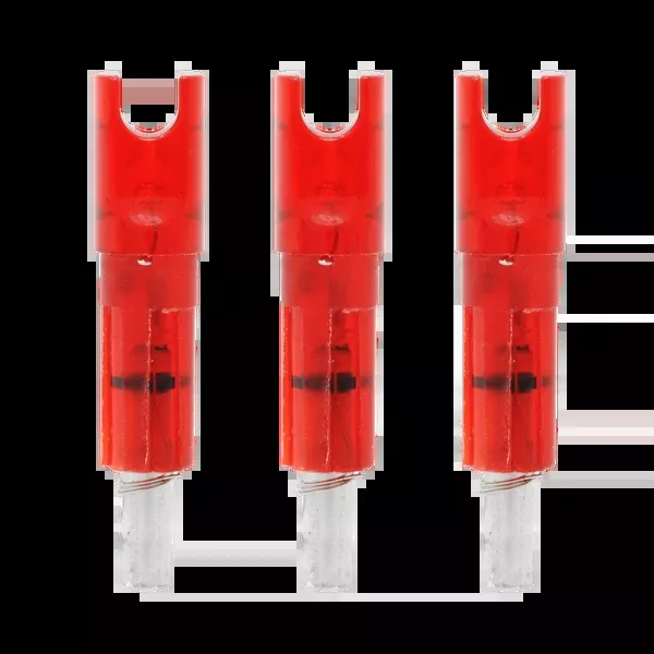 Red Hot Lighted Crossbow Nocks