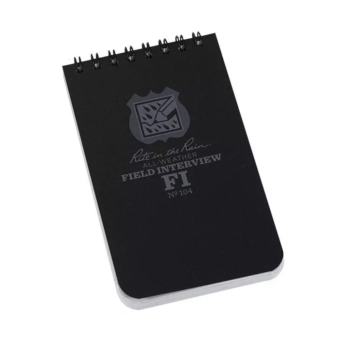 Rite in the Rain 104 Field Interview Top-Spiral Notebook