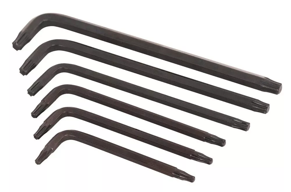 Set of wrenches with TX profile