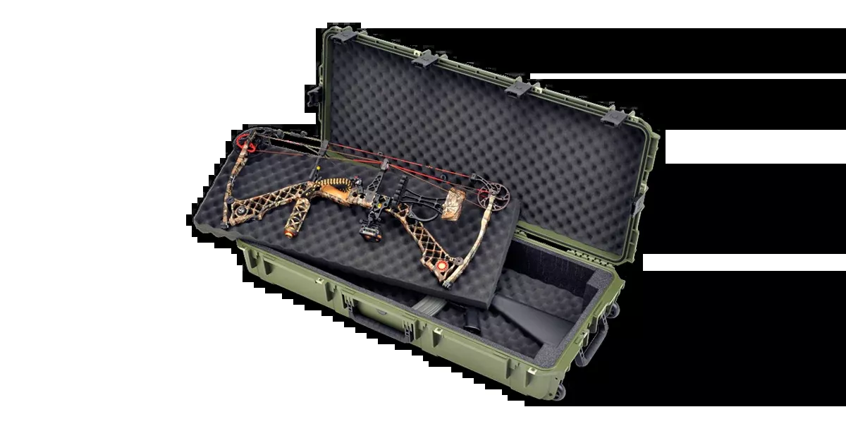 SKB iSeries Double Bow/Rifle Case OD Green