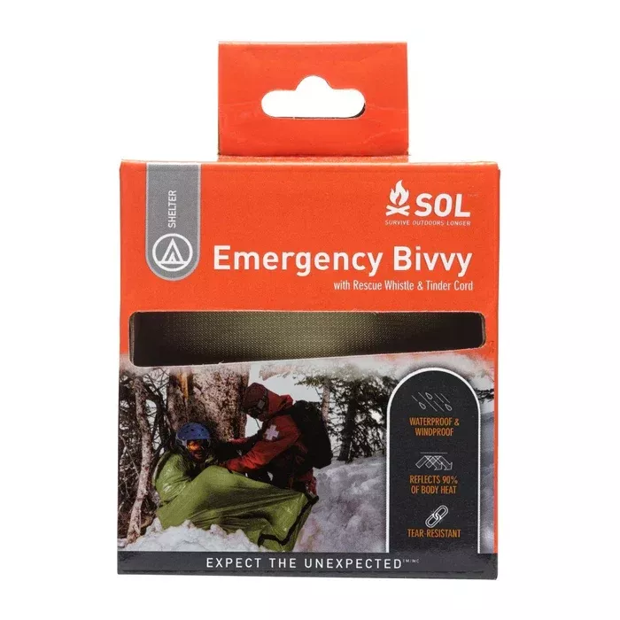 SOL Emergency Bivvy with Rescue Whistle
