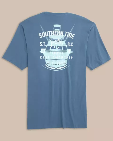 Southern Tide Men's Finest Craftsmanship Tee / Coronet Blue