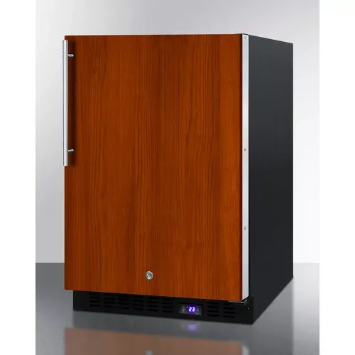 Summit 24-Inch Outdoor Freezer with Panel-Ready Solid Door and Lock
