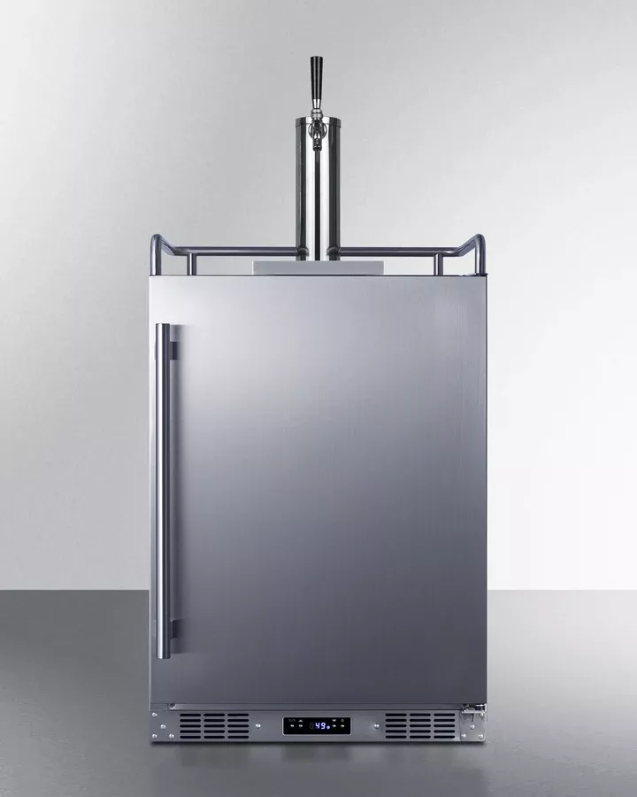 Summit 24-Inch Outdoor Kegerator with Solid Door