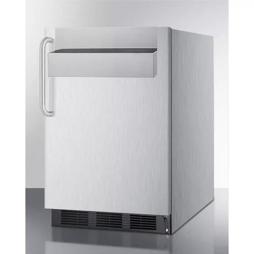 Summit 24-Inch Outdoor Refrigerator with Solid Door