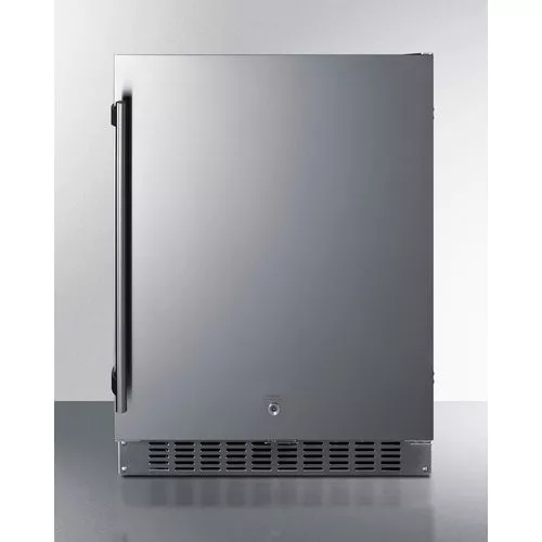 Summit 24-Inch Refrigerator ADA with Solid Door