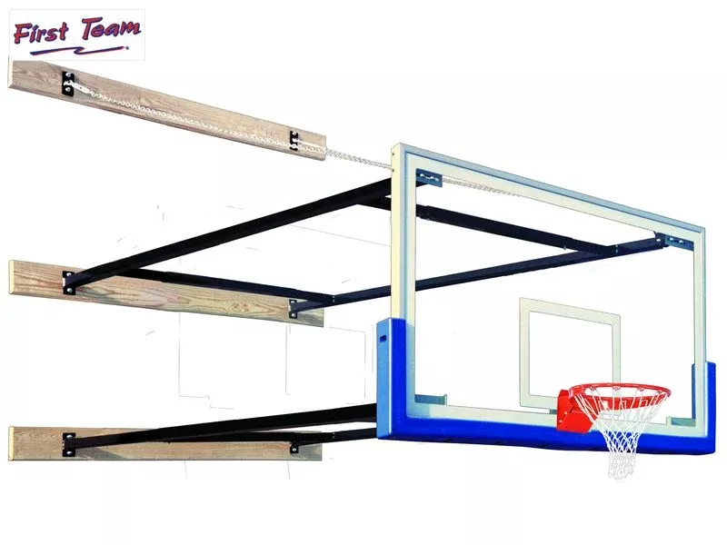 SuperMount82™ Wall Mount Basketball Hoop System by First Team