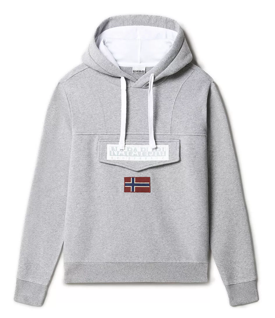 Sweat Capuche Napapijri Burgee - Gris