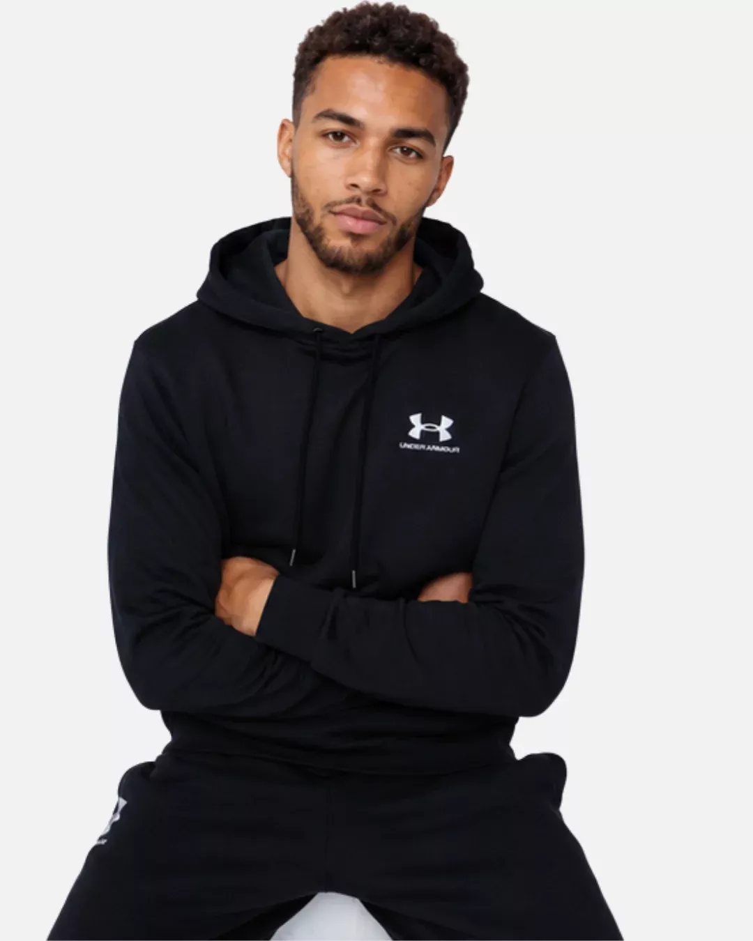 Sweat capuche Under Armour Essential - Noir
